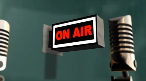 On Air - Studio Background dolly shot with depth of field (DOF) - Music Record 스톡 동영상 41092897