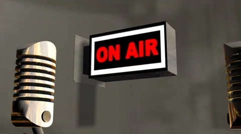 On Air - Studio Background dolly shot - Music Record Studio Stock-Footage 41093132
