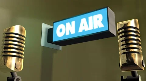 On Air - Studio Background dolly shot - Music Record Studio Stock Footage 41093494
