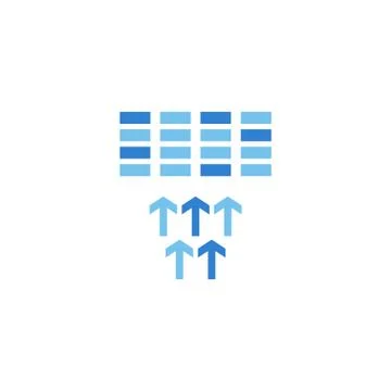 Air suction vector icon logo design Stock Illustration