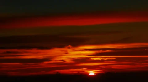Air sunset Stock-Footage 34862572