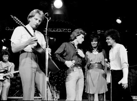 Air Supply performs on Solid Gold in 1983 Credit: Ron Wolfson / Mediapunch Foto stock