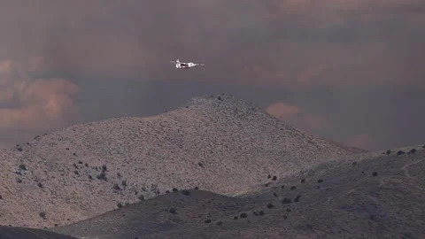 Air Support Fire Plane for Loyalton Fire 8 Stock Footage 137564407