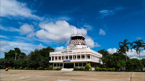 Air traffic control tower. Video stock 60236659
