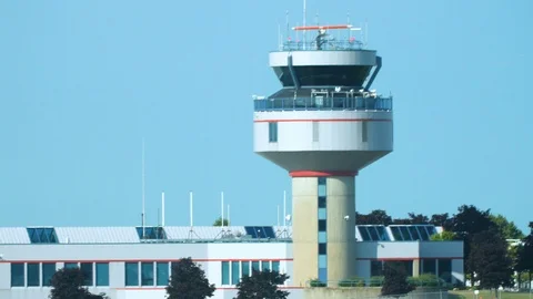 Air traffic control tower Stock Footage 114887994