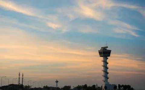 Air Traffic Control tower Foto stock