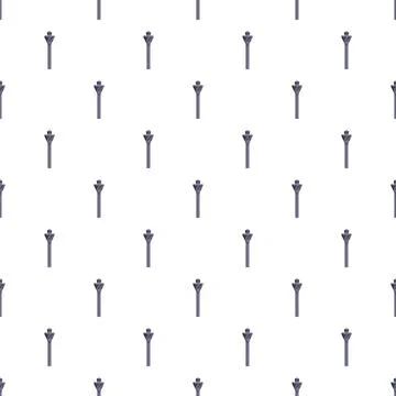 Air traffic control tower seamless pattern repeating background Ilustración de archivo