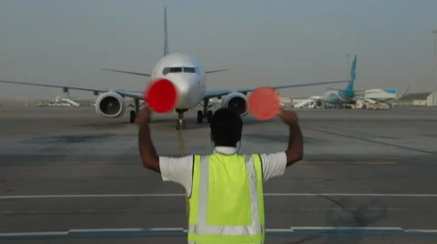 Air Traffic Controller Gives Directions Stock Footage 62205999
