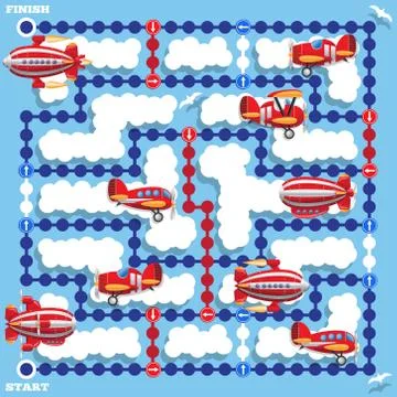 Air traffic. Stock Illustration