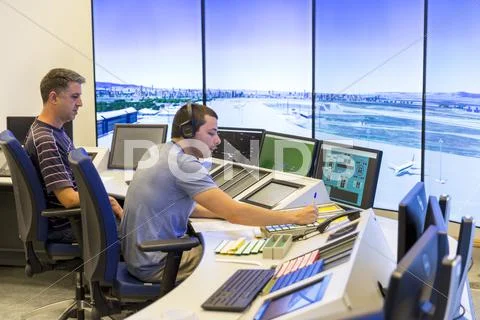 Air Traffic Services Authority controller Stock Photos