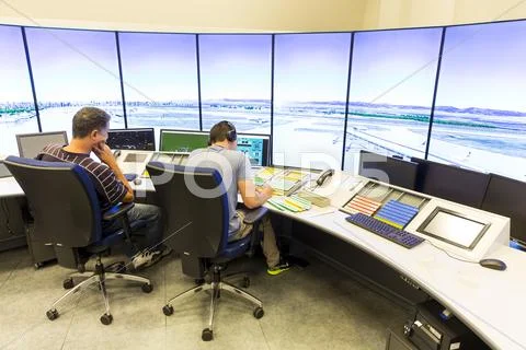 Air Traffic Services Authority controller Stock Photos