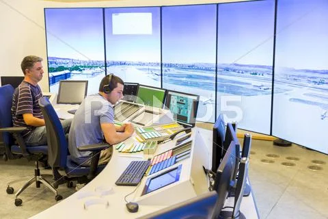 Air Traffic Services Authority controller Stock Photos