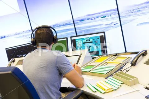 Air Traffic Services Authority controller Stock Photos
