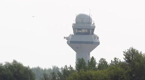 Air trafic control tower Video stock 63739964