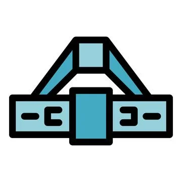 Air tv mount icon vector flat Stock Illustration