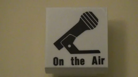 On the Air TV Studio Light 動画素材 6152216