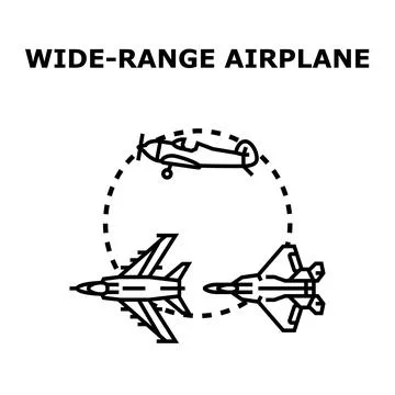 Air vehicle evolution spanning different eras Stock Illustration