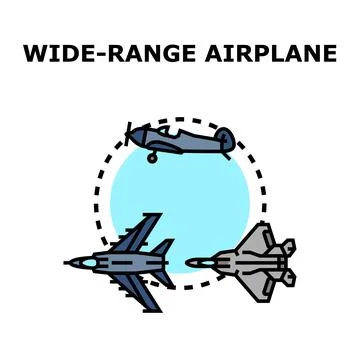 Air vehicle evolution spanning different eras Stock Illustration
