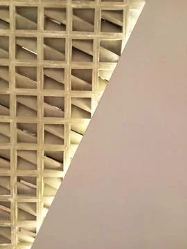 Air vent background with abstract pattern. 3d abstract background. Wall arc.. Stock Photos