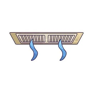Air vent illustration Ilustración de archivo