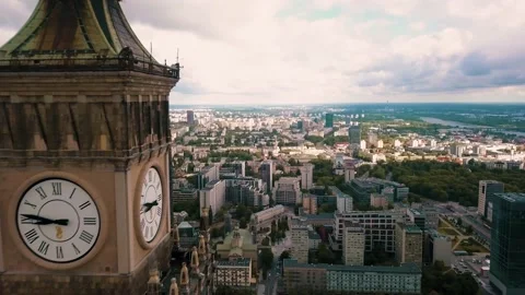 Air view in city centre Stock-Footage 197054276