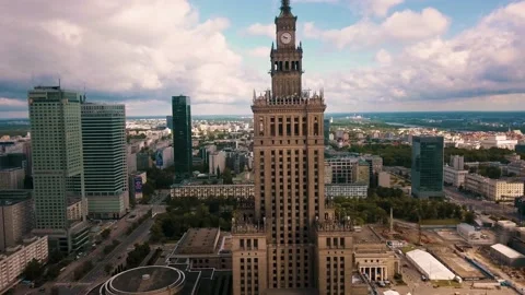 Air view in city centre Stock-Footage 197054279