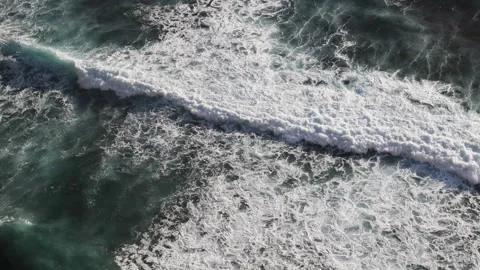 Air view of emerald waves. Stock Footage 274543111