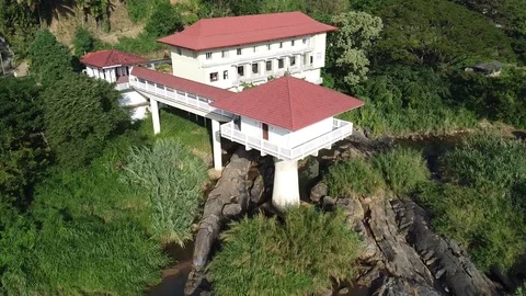 Air-view monastery Vidéo 125059307