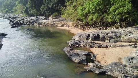 Air-view river Vidéo 125059095