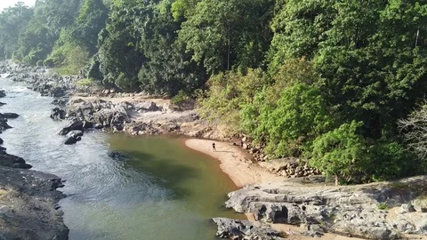 Air-view river Vidéo 125059101