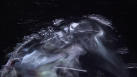 Air vortex in black water Video stock 76914851