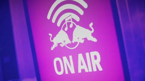 On Air Sign Radio Station Stock Video Footage, Royalty Free On Air Sign  Radio Station Videos
