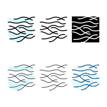 Air wave color icon looks vector 스톡 일러스트