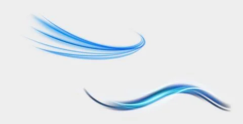 Air, wind effect isolated on transparent background. Airflow overlay fresh air 스톡 일러스트