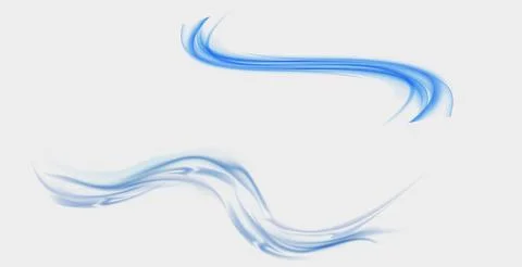 Air, wind effect isolated on transparent background. Airflow overlay fresh air Stock Illustration