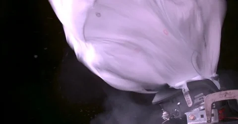 Airbag Deploys Closeup Video stock 77782734