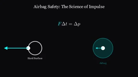 Airbag safety-the science of impulse Vídeo Stock 335190417