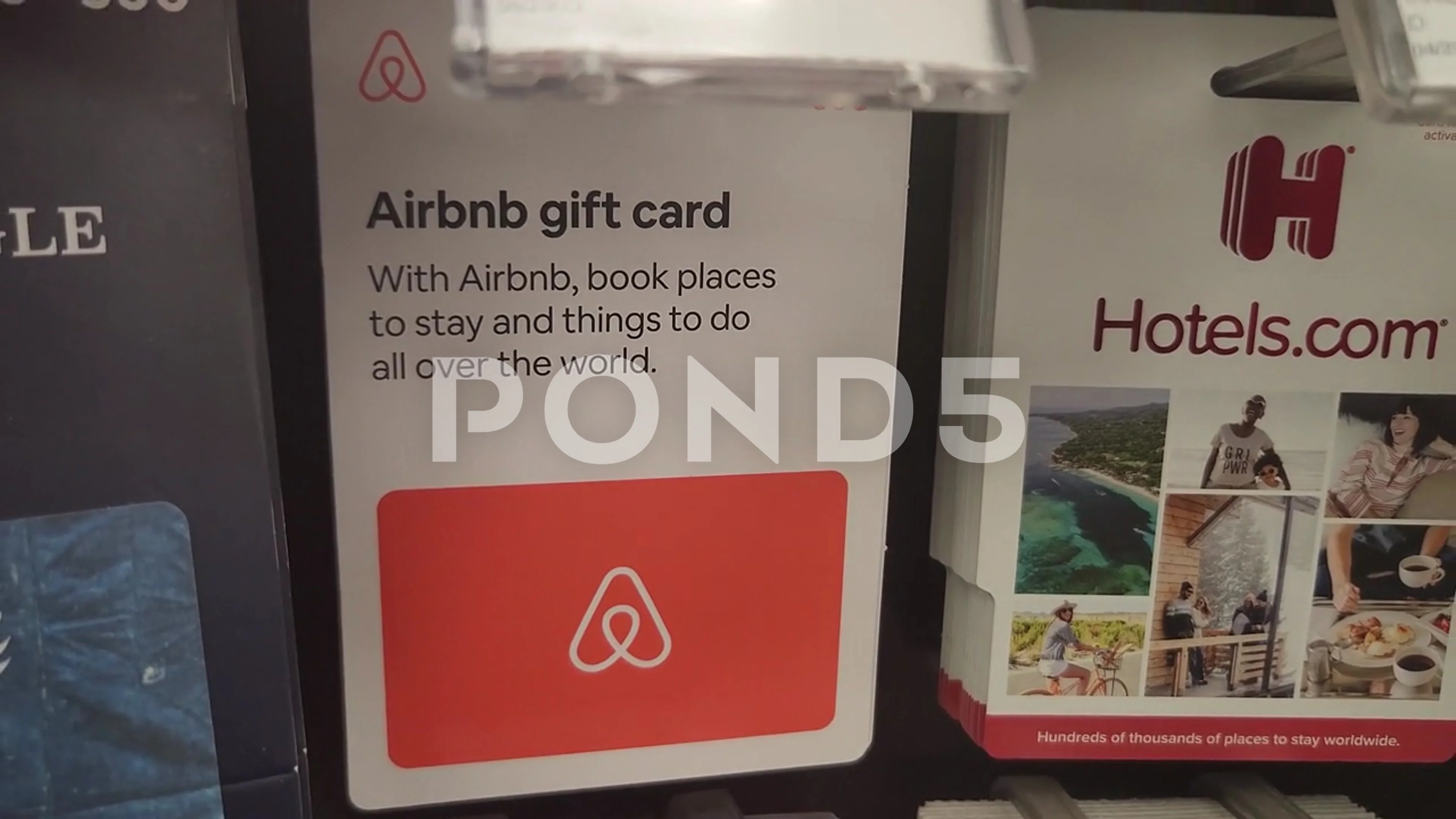 Airbnb Gift Card, Stock Video