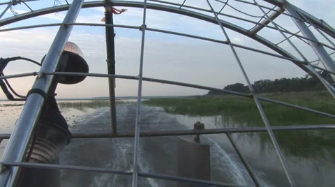 Airboat Propeller Stock Footage 1055864
