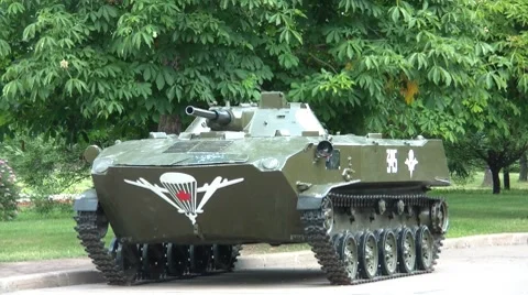 Airborne Combat Vehicle Video stock 7130270