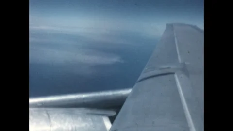 Airborne Engine View 1972 Stock Footage 275848823