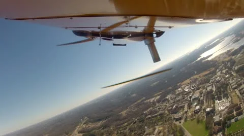 Airborne Plane Stock Footage 22061652