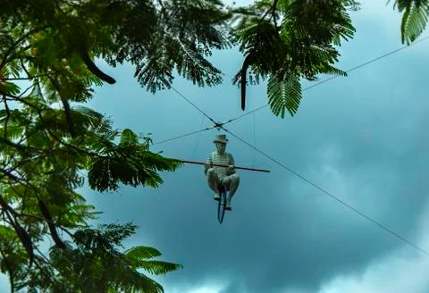 Airborne Statue Stock Photos
