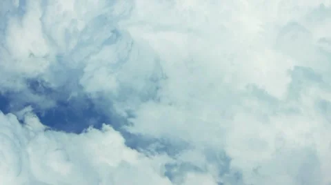 Airborne view of dense clouds from above Stock Footage 56399272