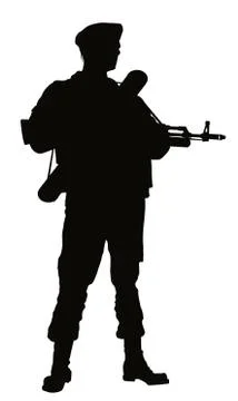 Airborne. Warriors theme Stock Illustration