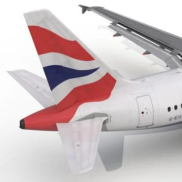 Airbus A318 British Airways 3D Model ~ 3D Model #90845434