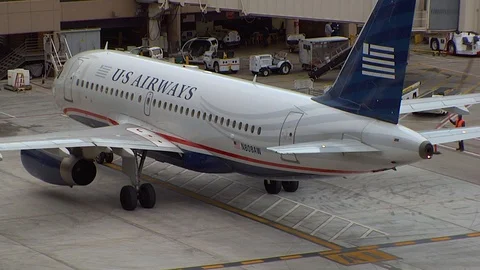 Airbus A319 Stock Footage 92287740