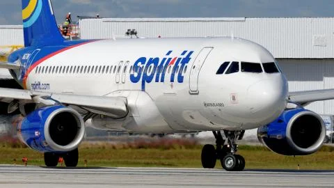 Airbus A320-232 Spirit Airlines N627NK (2) Stock Photos