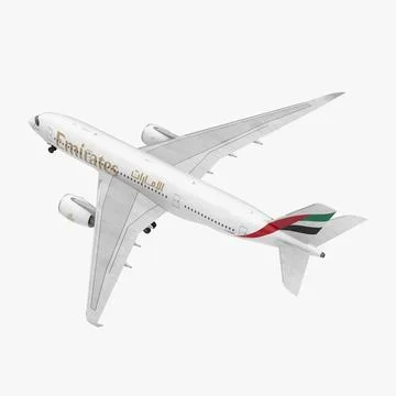 Airbus A350-800 Emirates Air Line 3D Model 3D Model