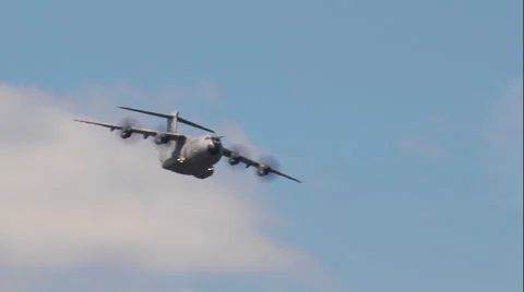 Airbus A400M in flight Stock Footage 48059430